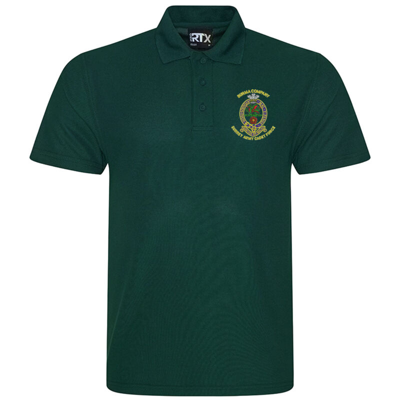 Burma Company - Surrey Army Cadet Force - Embroidered Polo Shirt Thumbnail