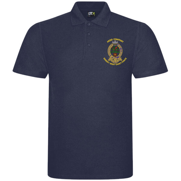 Anzio Company - Surrey Army Cadet Force - Embroidered Polo Shirt Thumbnail